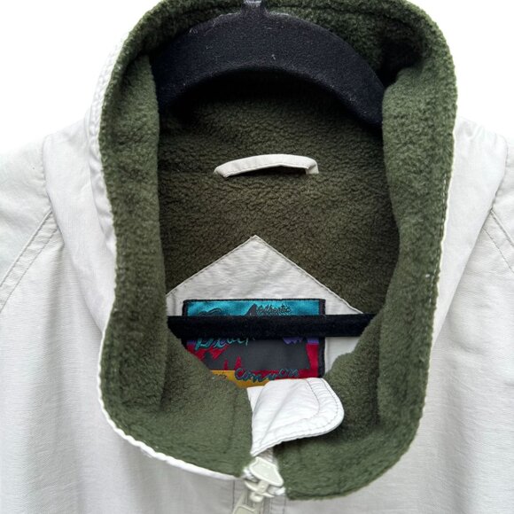 Black Canyon Colorado Vintage Outdoor White Fleece Lining Zip Pocket Jacket L - Picture 7 of 12